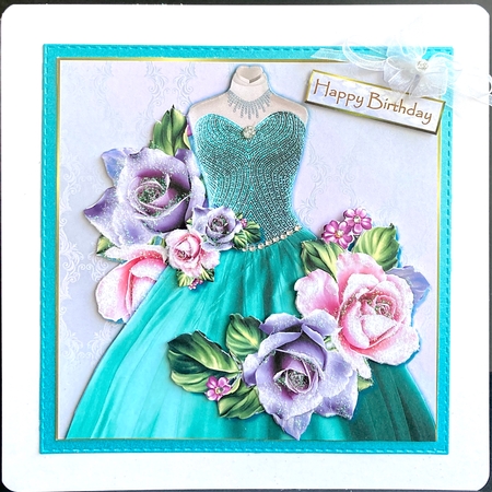 Gorgeous  Dress & Roses Mini Kit by Jan Salisbury