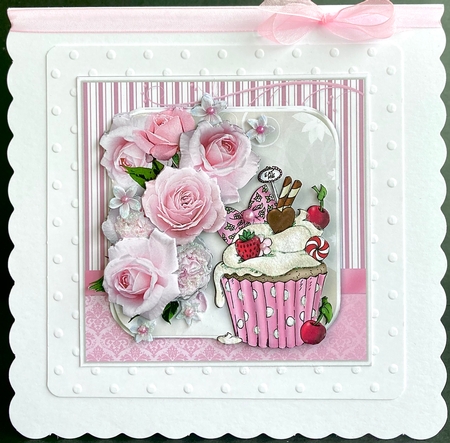 Special Cupcake - Decoupage Card Mini Kit by Jan Salisbury