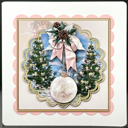 Christmas Trees - Decoupage Card Mini Kit by Jan Salisbury