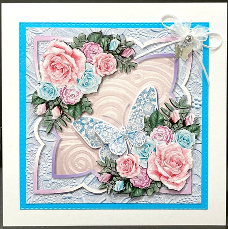 Vintage roses & Butterflies mini kit by Jan Salisbury