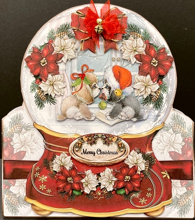 Cute Snowglobe 03 Shaped Mini Page Kit by Jan Salisbury