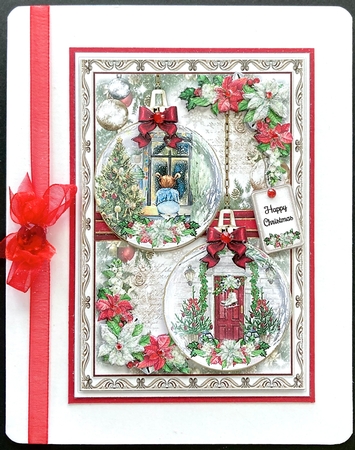 Vintage Christmas Baubles 02 Mini Page Kit by Jan Salisbury