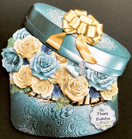 Box Of Summer Roses 02 Shaped Mini Page Kit  by Jan Salisbury