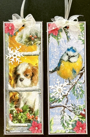 Christmas Vintage 4 x Bookmarks 9 by Jan Salisbury