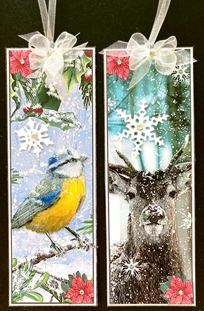 Christmas Vintage 4 x Bookmarks 9 by Jan Salisbury