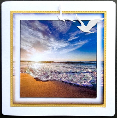 Simple Beach Scene 3 by Jan Salisbury