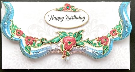 Antique Roses Gift Voucher MiniKit-2 by Jan Salisbury