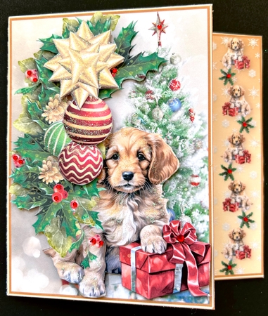 Present from Puppy - Offset Card Mini Kit by Jan Salisbury