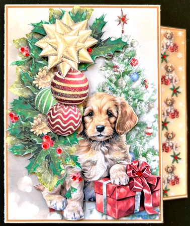 Present from Puppy - Offset Card Mini Kit by Jan Salisbury