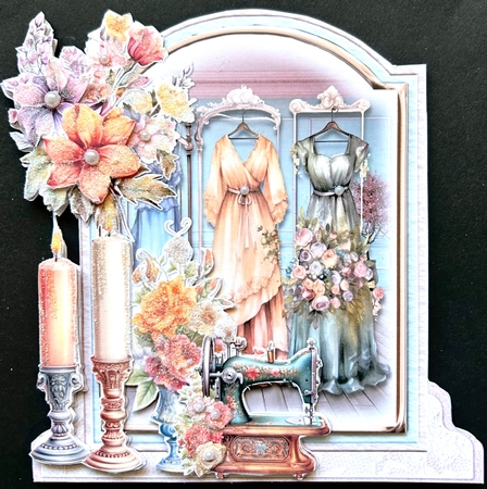 Stitched Up 6 XL Shaped Card Kit by Jan Salisbury