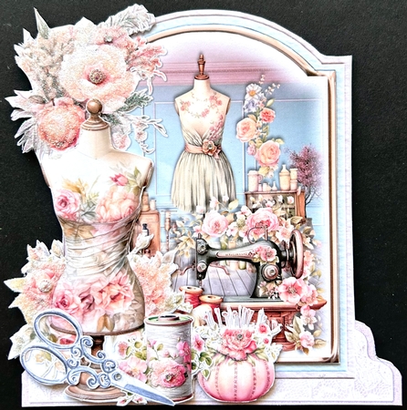 Stitched Up 8 XL Shaped Card Kit by Jan Salisbury