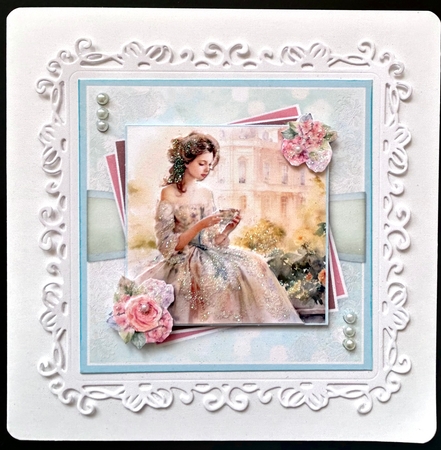 Tea In The Garden Toppers Card Set by Jan Salisbury