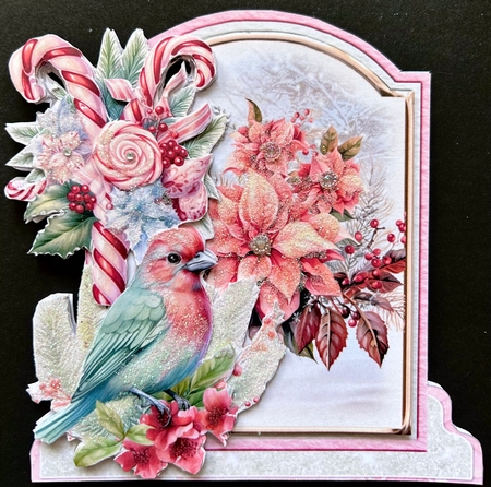 Rosey Christmas 21 XL Shaped Card Kit by Jan Salisbury