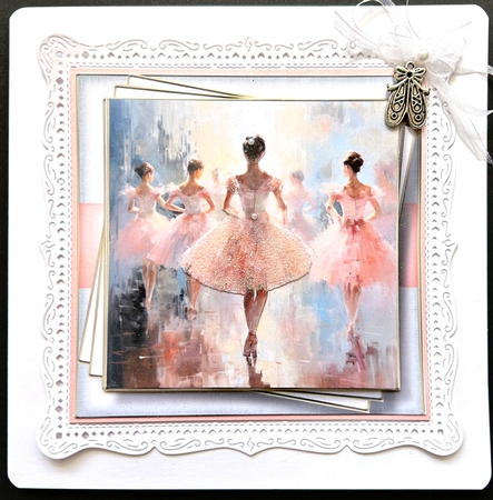 Beautiful Watercolour Ballet Multi Topper Kit by Jan Salisbury
