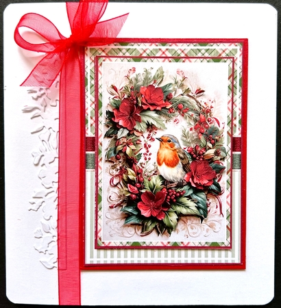 Robins And Flowers Mini Page Kit by Jan Salisbury