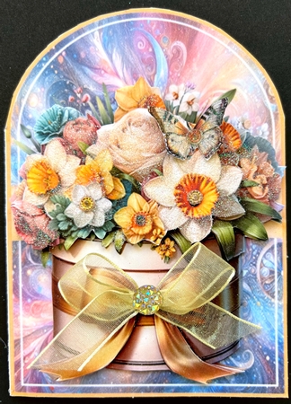 Spring Hat Box Cut And Fold Mini Page Kit by Jan Salisbury