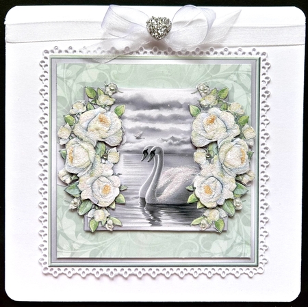 Swans and Roses Mini Kit by Jan Salisbury