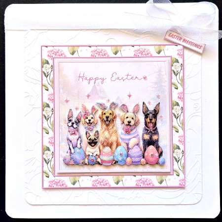 Together at Easter 6x6ins topper 3 by Jan Salisbury