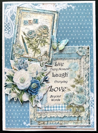 More Than Words - Blue 6 by Jan Salisbury