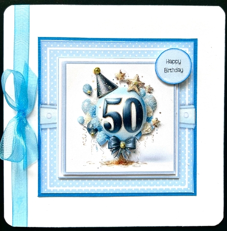 Milestone Balloons Male Bumper Kit by Jan Salisbury