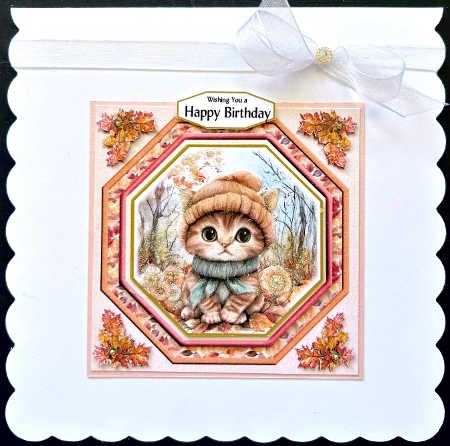 Feline Autumnal 4 by Jan Salisbury
