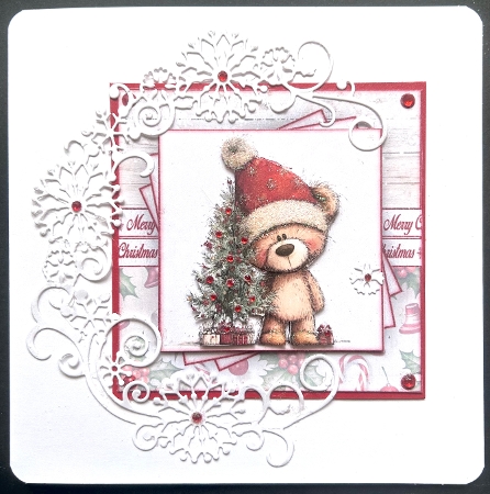 Christmas Teddy Mini Kit by Jan Salisbury