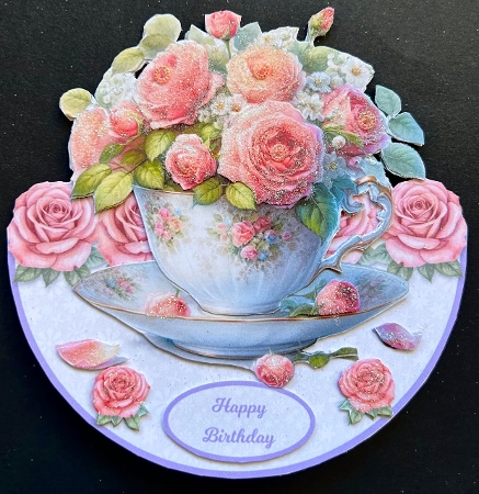 ROSES rocker card by Jan Salisbury