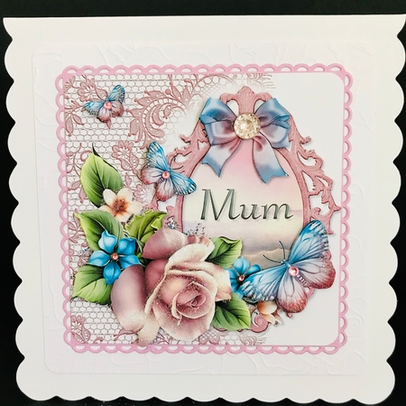 Butterflies and Roses Mum  by Jan Salisbury