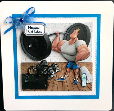 Weight lifter by Jan Salisbury