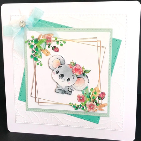 Cute Koala Card no 2 by Jan Salisbury