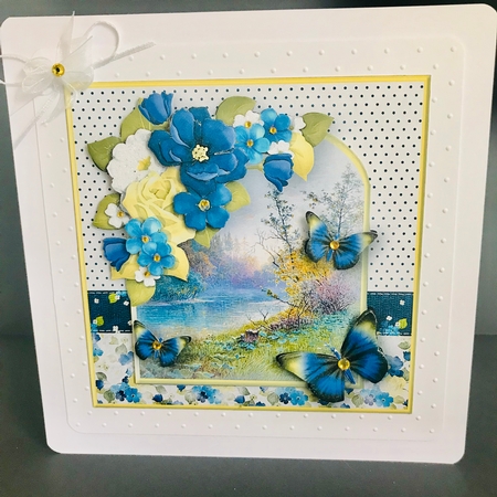 River View - Decoupage Card Mini Kit by Jan Salisbury