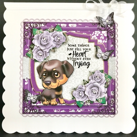 Puppy Love1 Mini Card Kit by Jan Salisbury