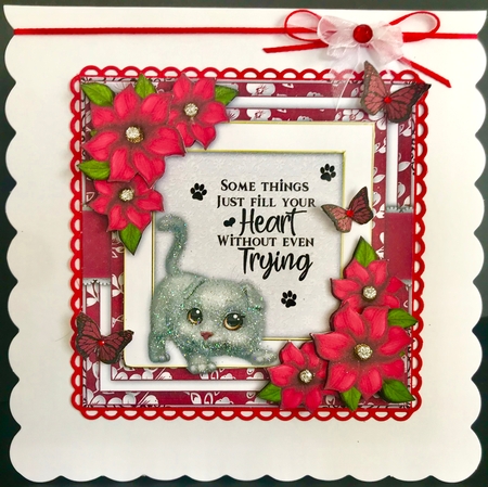 Kitty Love4 Mini Card Kit by Jan Salisbury