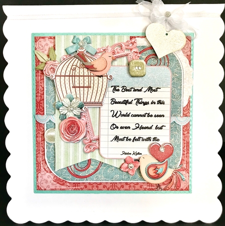 Just for You  7x7 Card Front & Insert Mini Kit by Jan Salisbury