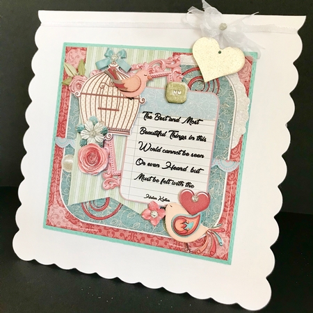 Just for You  7x7 Card Front & Insert Mini Kit by Jan Salisbury