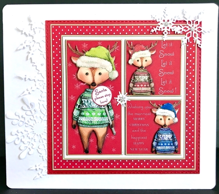 Reindeer Wishes Mini Kit by Jan Salisbury
