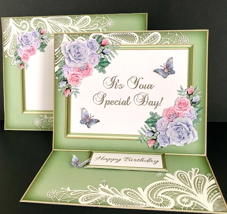 Its Your Special Day Easel Card Plus Envelope by Jan Salisbury