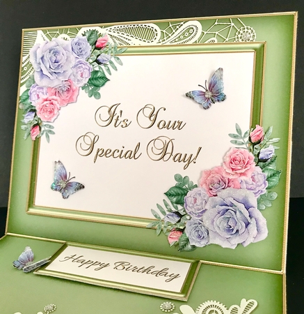 Its Your Special Day Easel Card Plus Envelope by Jan Salisbury