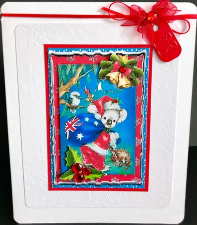 Christmas Down Under 1 - 6x4 Card Front Kit by Jan Salisbury