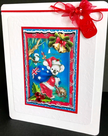 Christmas Down Under 1 - 6x4 Card Front Kit by Jan Salisbury
