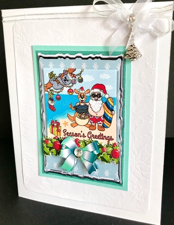 Christmas Down Under 2 - 6x4 Card Front Kit by Jan Salisbury