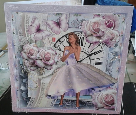 Vintage Parisian Times Card Front Kit by Jane Appleton-Lowles