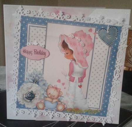 girl and teddy by Jane Appleton-Lowles