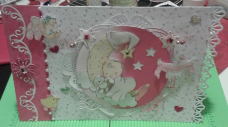 Beautiful Moon Baby in Pink , by Jane Appleton-Lowles