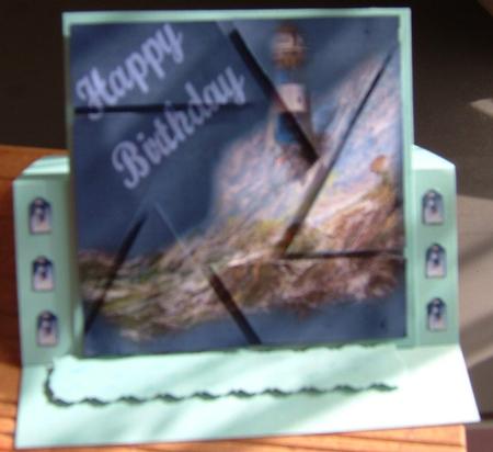 Birthday Lighthouse Camera Eye Stacker by Jane Appleton-Lowles