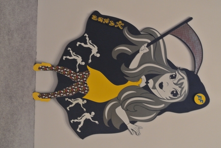 Girl Grim reaper, girls halloween, scanncut by Jane Brooks