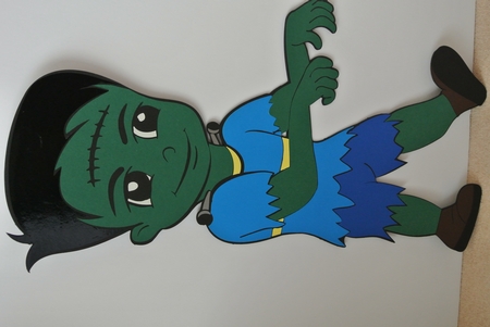 Frankenstein boy, boys Halloween svg,  by Jane Brooks
