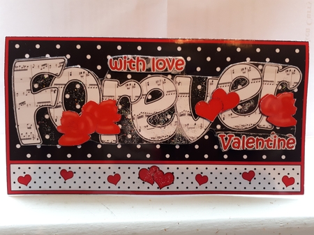 With Love Forever Valentine Money or Gift Wallet Card Kit by Jane Craig
