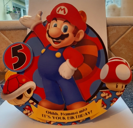Rocker Fun Card Mario Kit  2 by Jane Craig