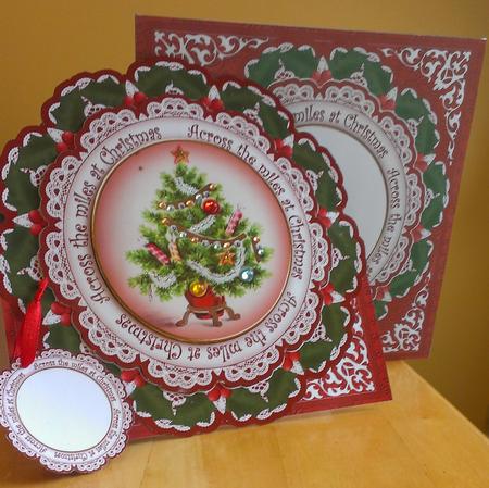 Elegant Tree Across the Miles 3D Picture Doily C & E Kit by Jane Craig